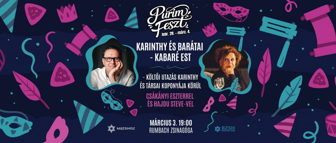 Karinthy és barátai – kabaréest Csákányi Eszter és Hajdu Steve előadásában